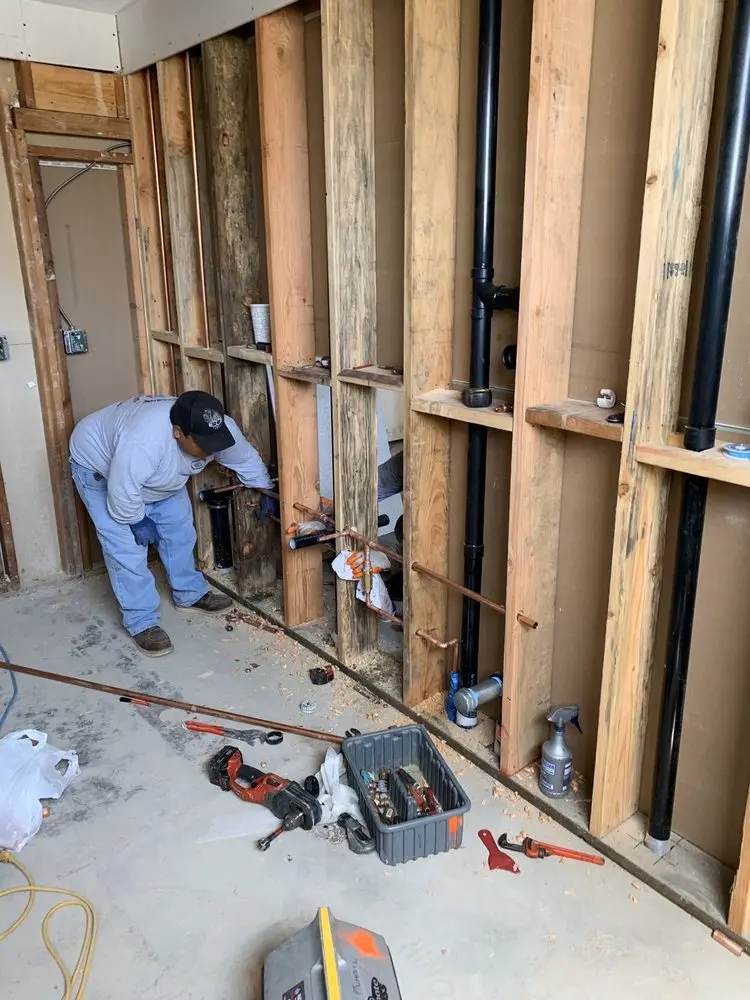 Commercial rough-in plumbing for Commercial Plumbing in Rosedale-Hunt